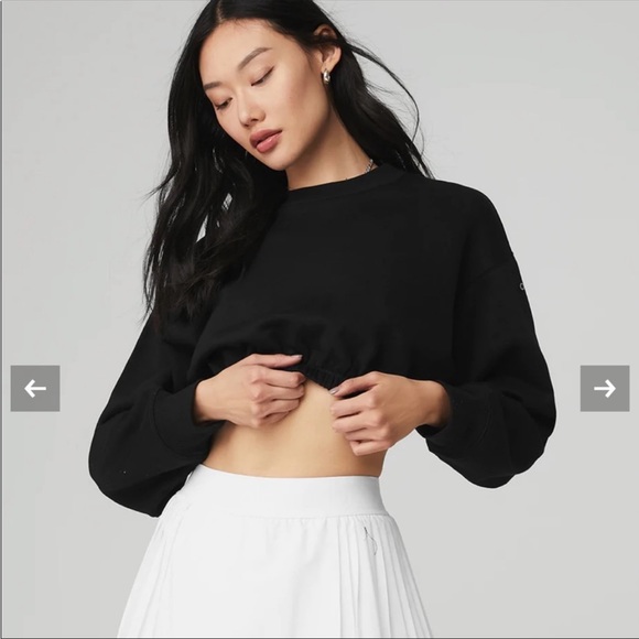 Alo Yoga Pullover Sweatshirt Top - Picture 3 of 13